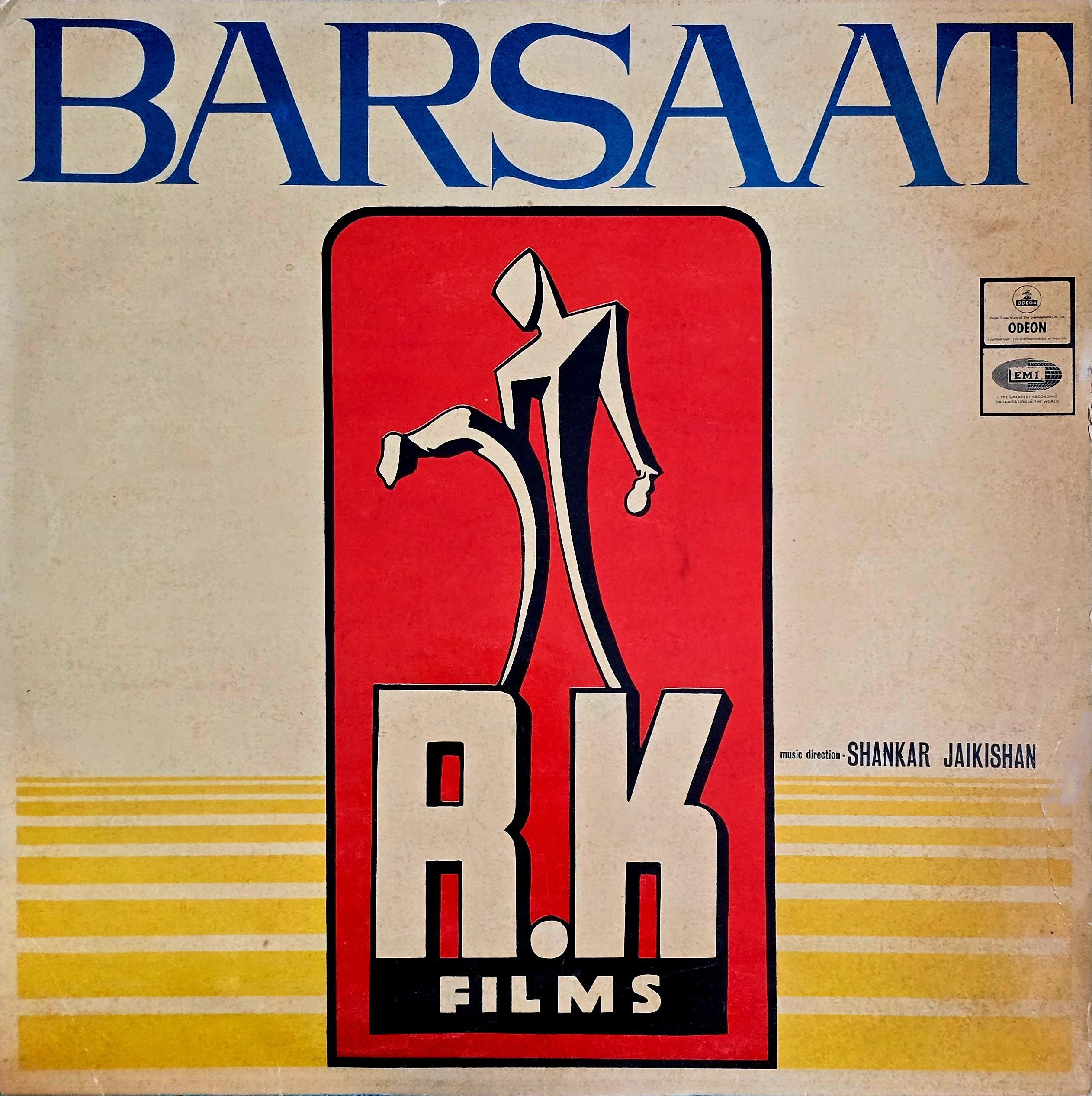 BARSAAT - VINYK RECORD ( ODEON / MINT / REPRINT COVER ) MOCE 4180