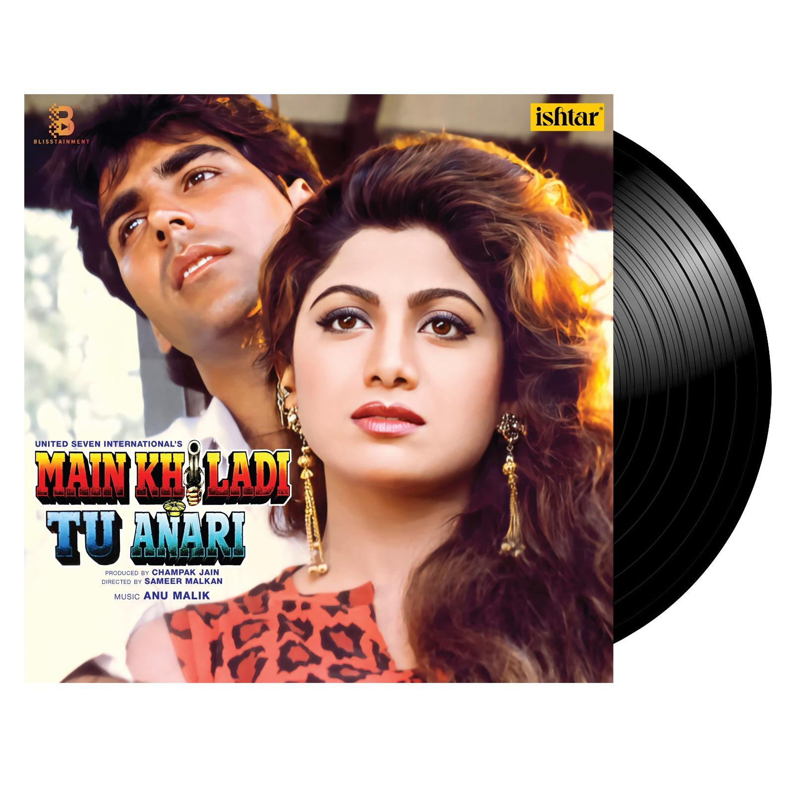 MAIN KHILADI TU ANARI - VINYL RECORD (1ST EDITION )