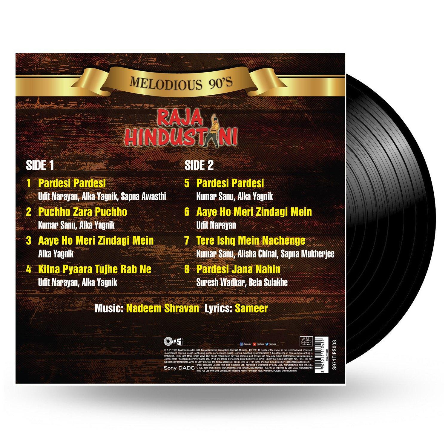 RAJA HINDUSTANI - VINYL RECORD alt