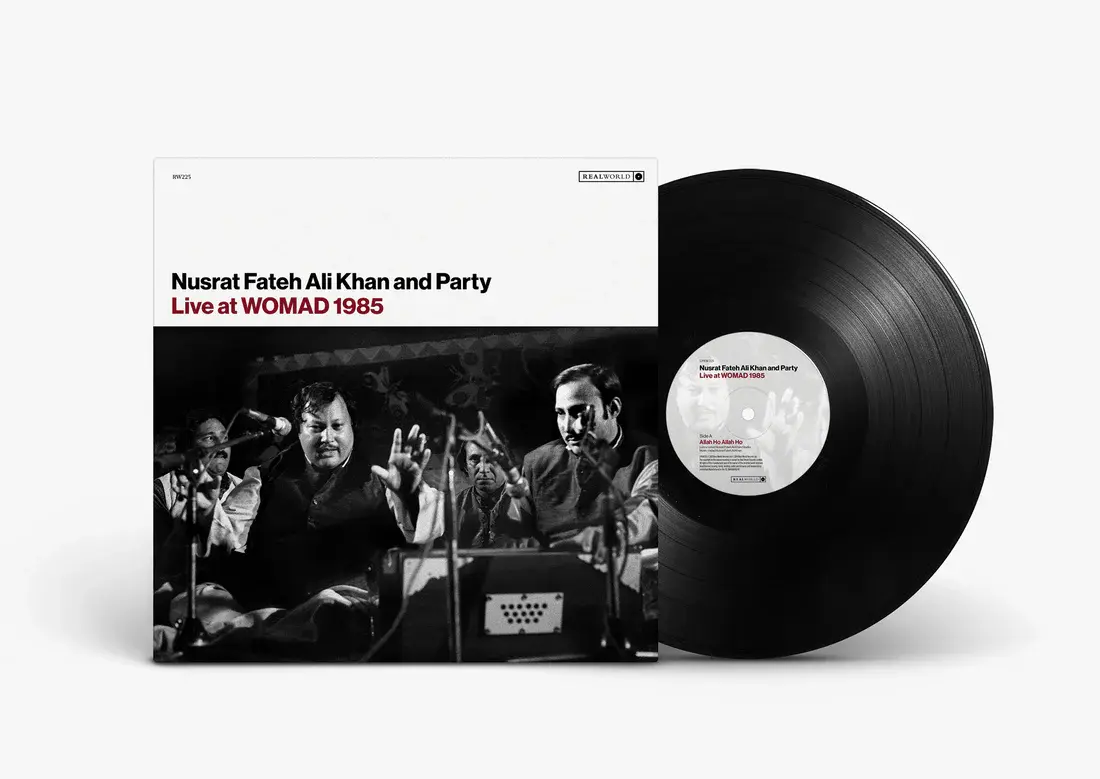 LIVE AT WOMAD 1985 : NUSRAT FATEH ALI KHAN & PARTY - VINYL RECORD