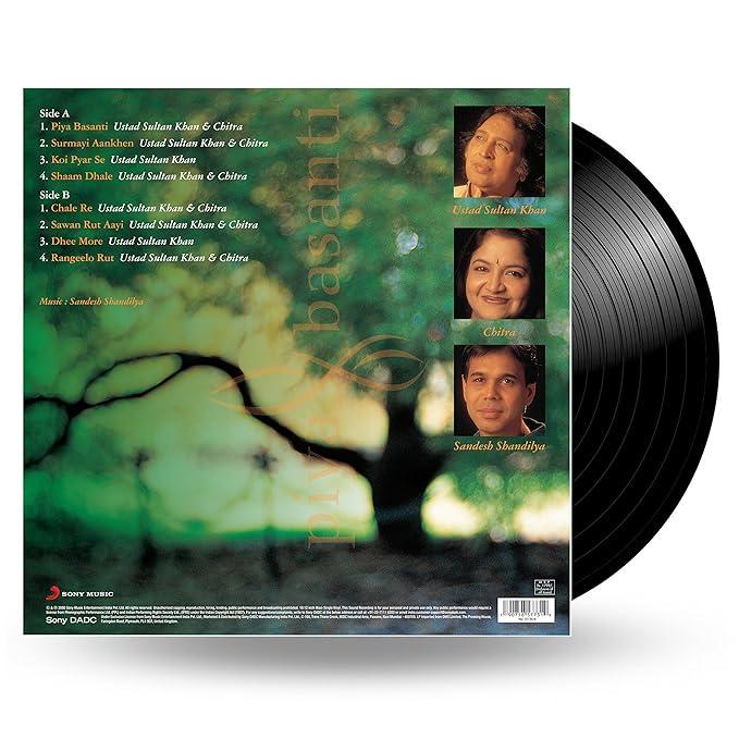 PIYA BASANTI : USTAD SULAN KHAN & CHITRA - VINYL RECORD alt