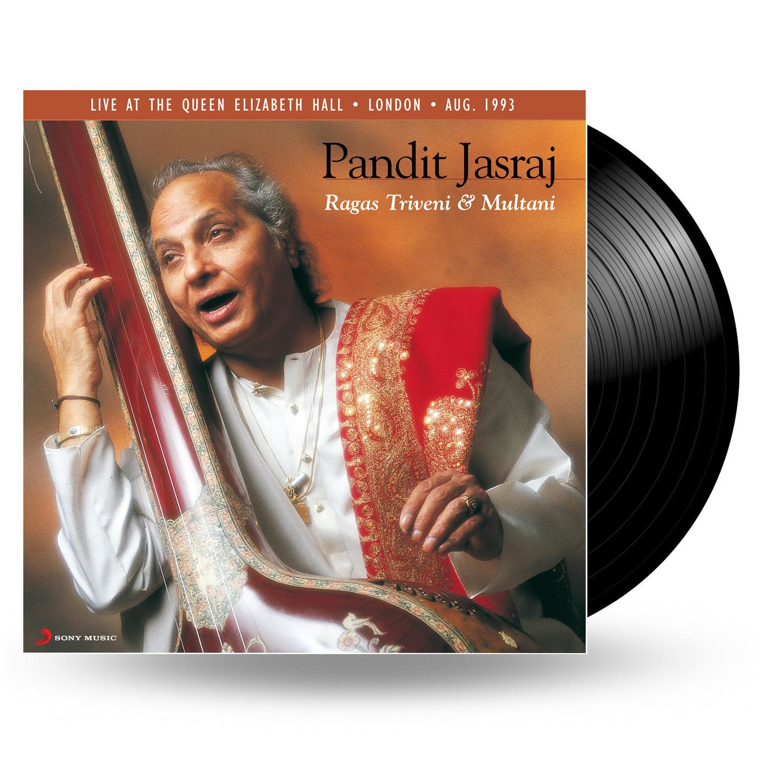 PANDIT JASRAJ : RAGAS TRIVENI & MULTANI  2LP SET - VINYL RECORD