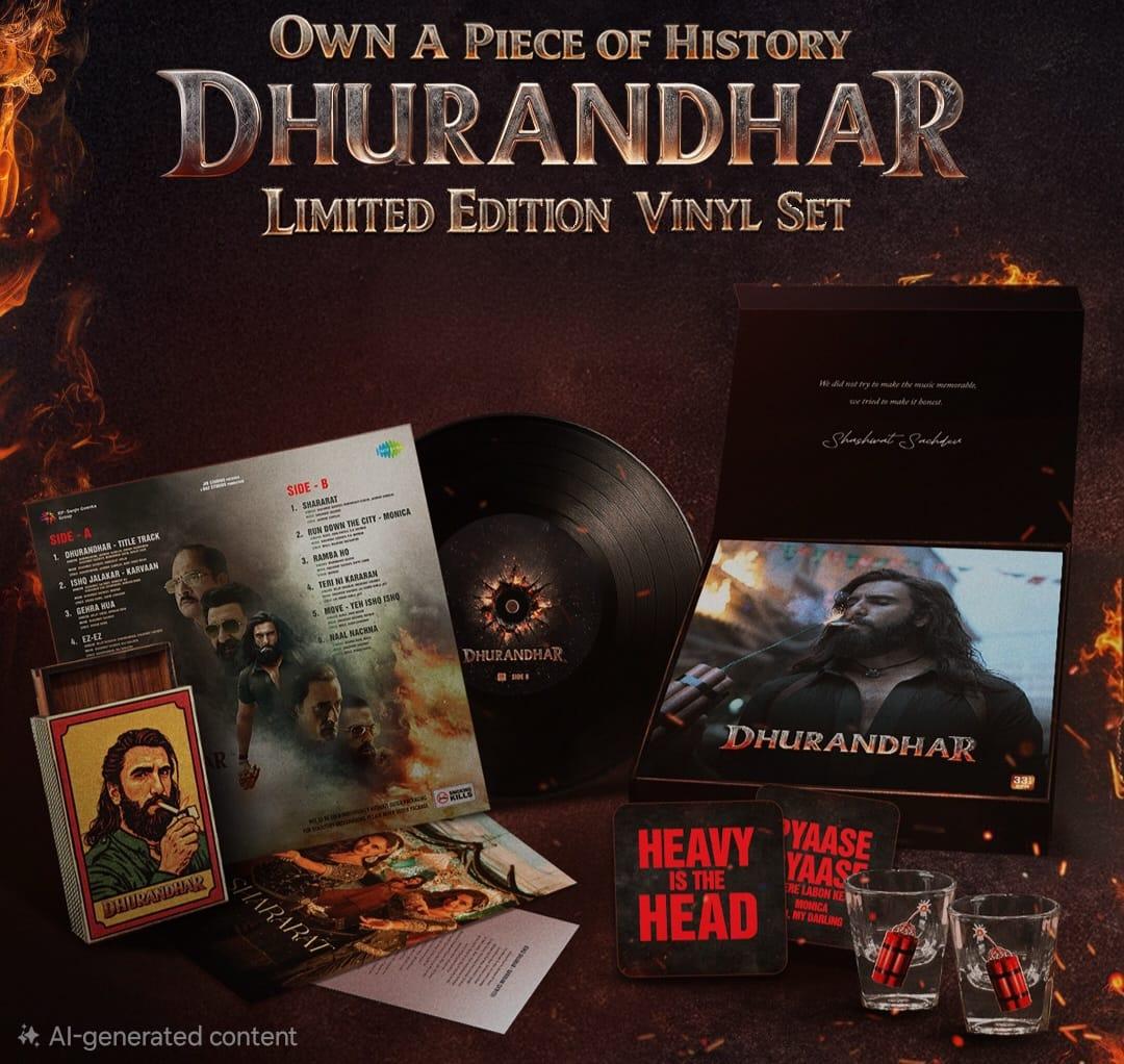DHURANDHAR : COLLECTOR'S EDITION BOX - VINYL RECORD ( PRE BOOK )