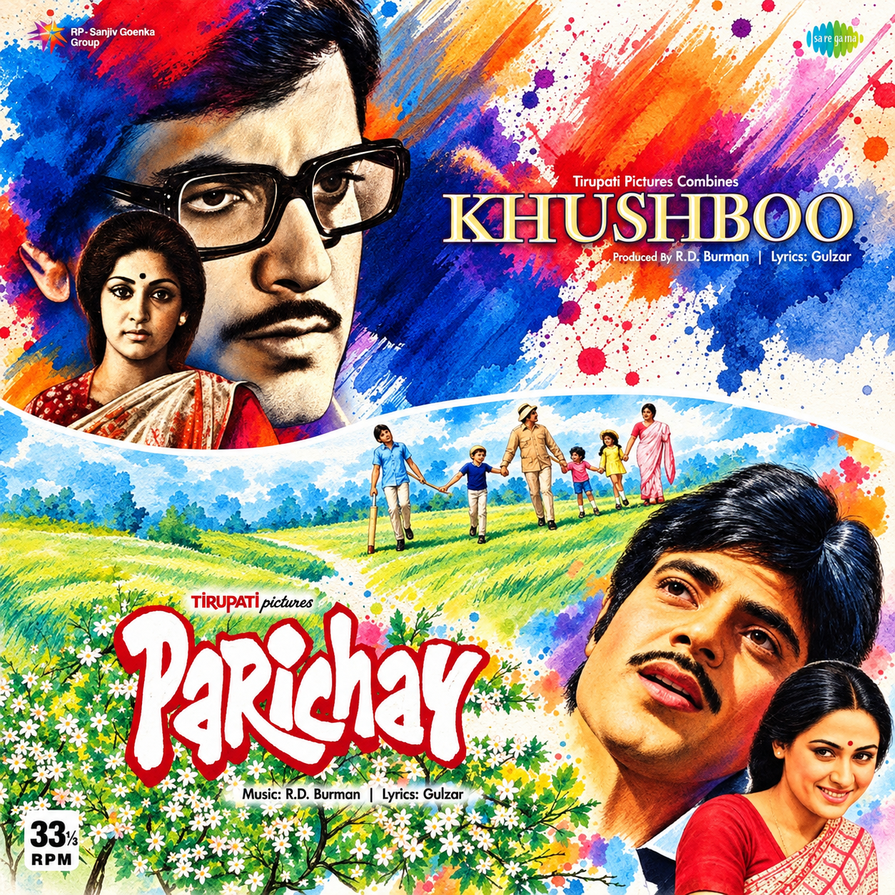 KHUSHBOO / PARICHAY - VINYL RECORD ( PRE BOOK )