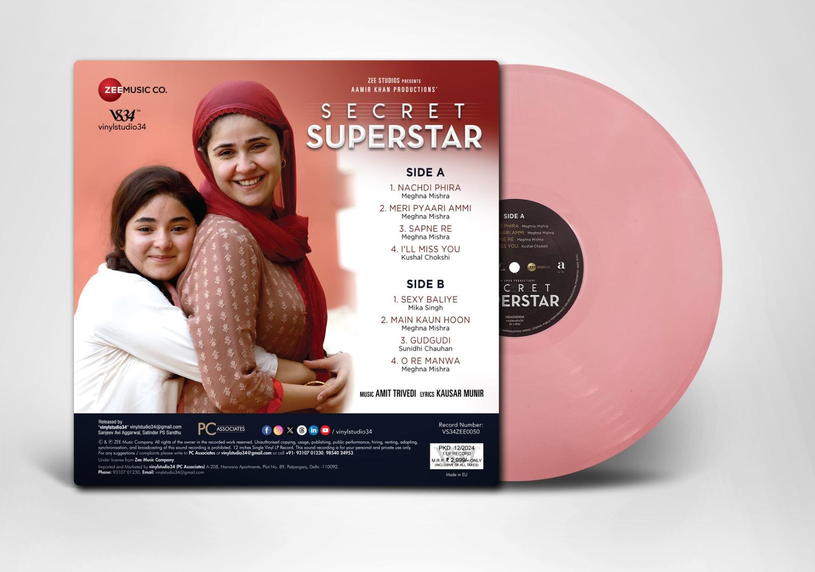 SECRET SUPERSTAR - VINYL RECORD alt