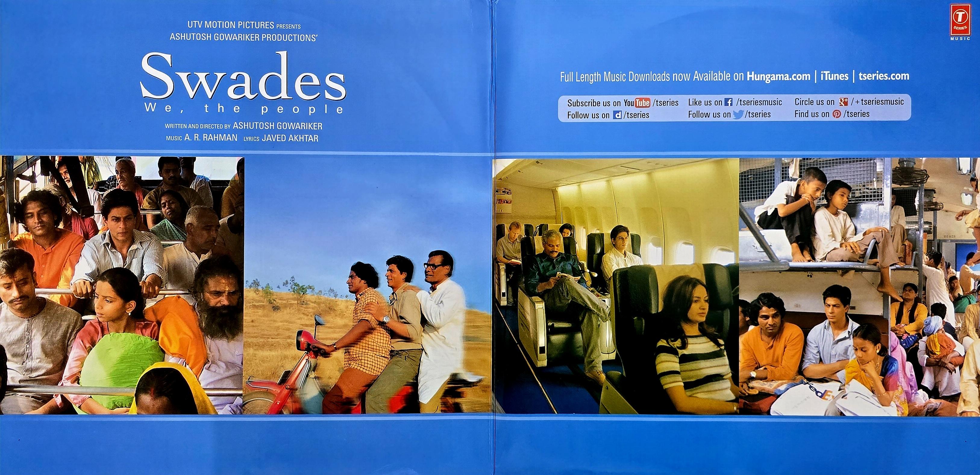 SWADES - VINYL RECORD ( 1ST EDITION ) alt
