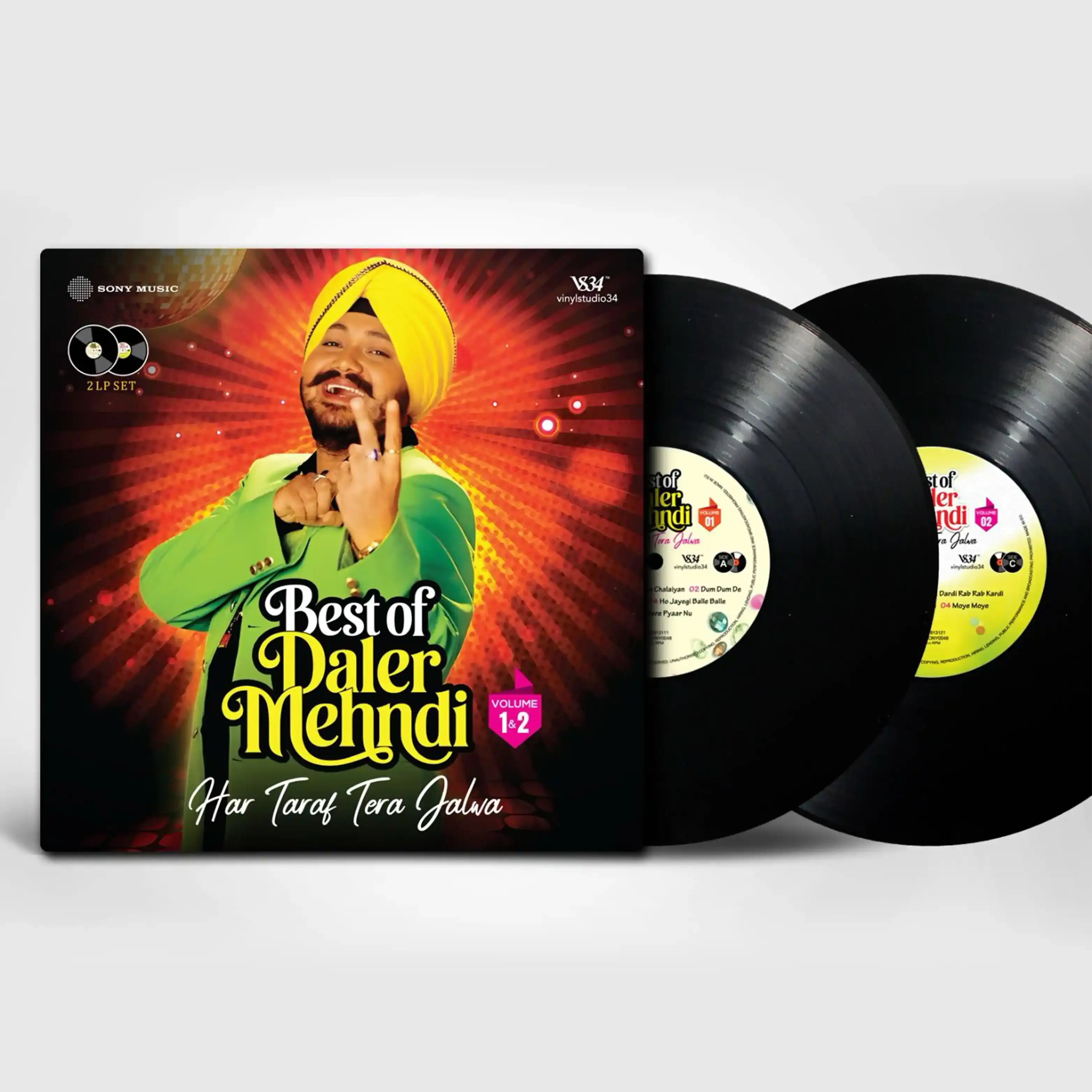 BEST OF DALER MEHNDI 2LP SET - VINYL RECORD alt