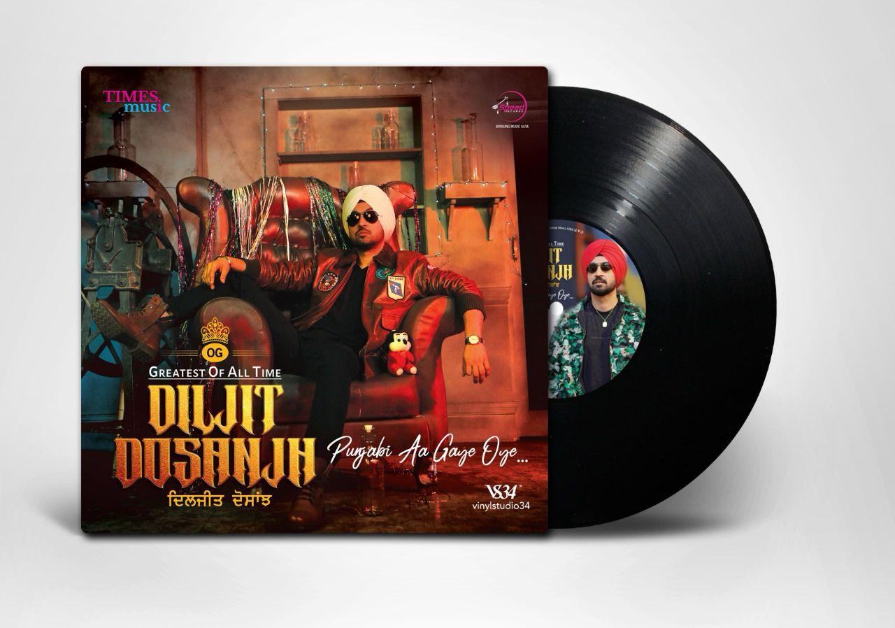 GREATEST OF ALL TIME : DILJIT DOSANJH - VINYL RECORD ( 1ST EDITION )