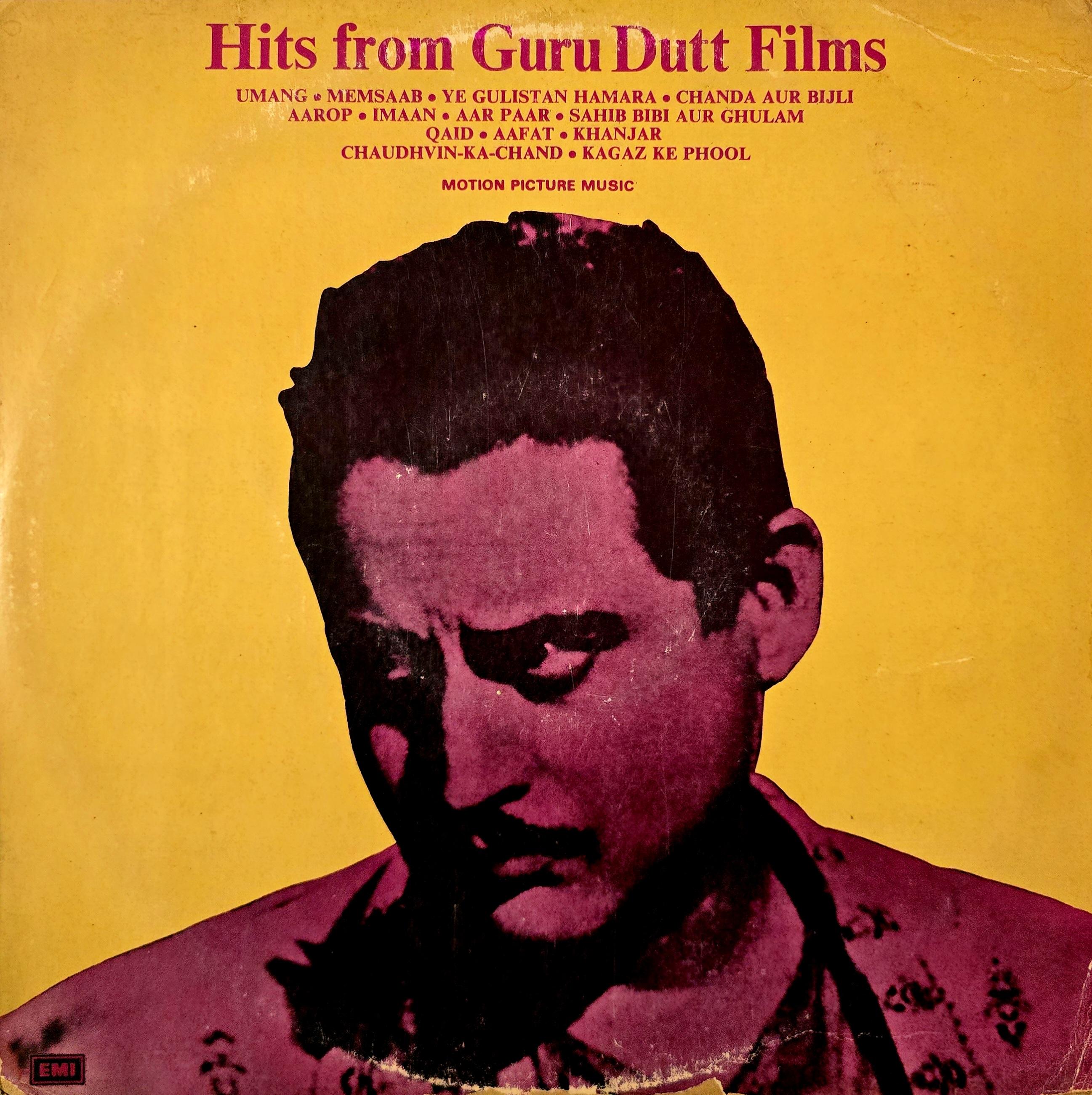 HITS FROM GURU DUTT FILMS - LP RECORD ( HMV / MINT ) ECLP 5816