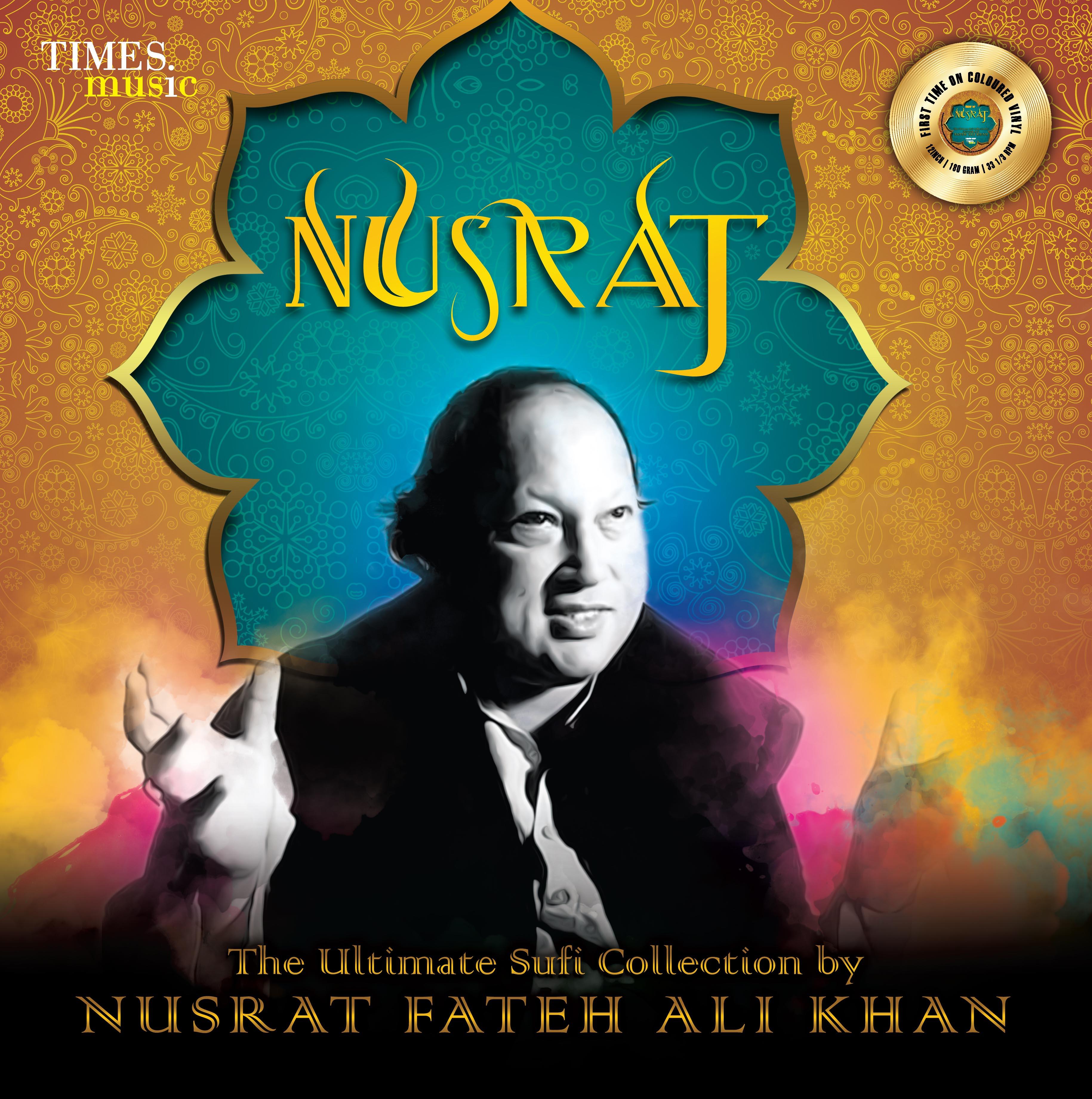 THE ULTIMATE SUFI COLLECTION : NUSRAT FATEH ALI KHAN - VINYL RECORD ( GOLDEN ) alt